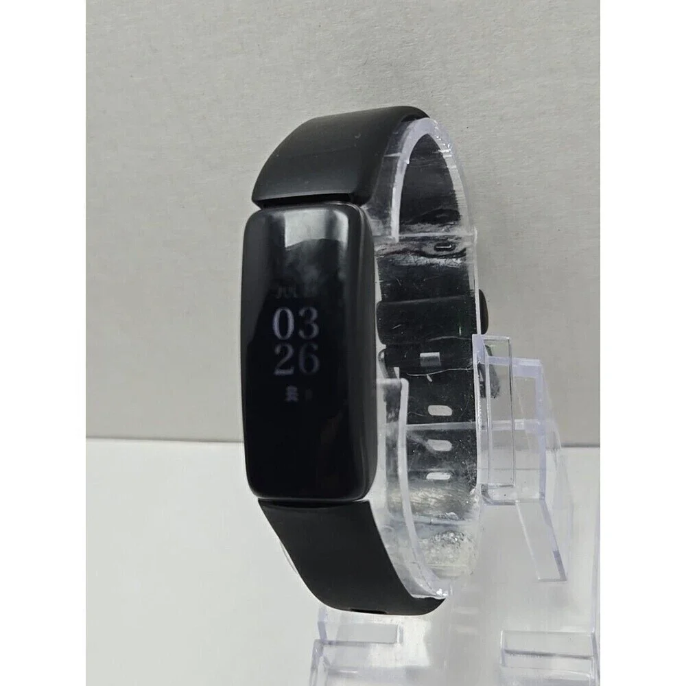 Fitbit Inspire 2 Fitness Tracker Black Heart Rate Monitor Tested No Charger